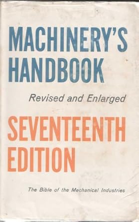 machinerys handbook 17th edition erik oberg b000elfilg