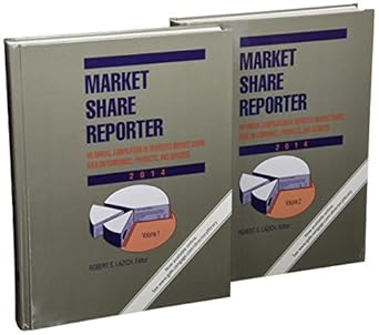 market share reporter 2 volume set 2014th edition robert s lazich 1414478917, 978-1414478913