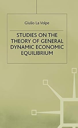 studies on the theory of general dynamic economic equilibrium 1993rd edition giulio la volpe 0333554957,