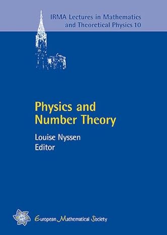 physics and number theory 1st edition louise nyssen 3037190280, 978-3037190289