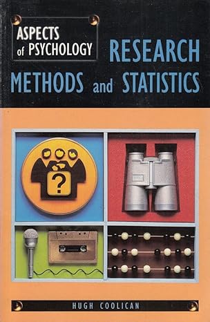 research methods and statistics 1st edition hugh coolican 0340748990, 978-0340748992