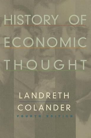 history of economic thought 4th edition harry landreth ,david c colander 0618133941, 978-0618133949