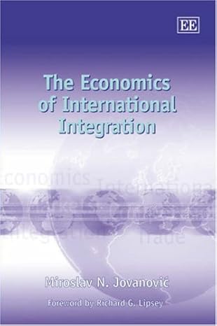 economics of international integration 1st edition miroslav n jovanovic 1845422716, 978-1845422714