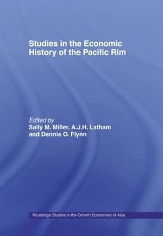 studies in the economic history of the pacific rim 1st edition dennis o flynn ,a j h latham ,sally m miller