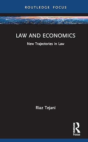 law and economics 1st edition riaz tejani 1032396598, 978-1032396590