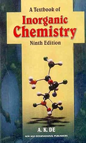 textbook of inorganic chemistry 1st edition k n upadhyaya 0706998111, 978-0706998115