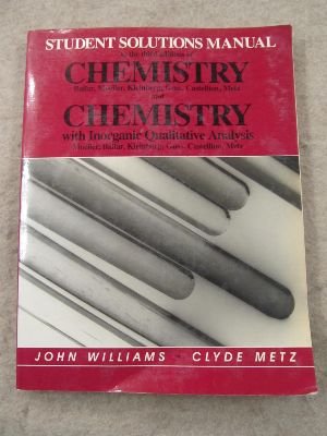 chemistry and chemistry with inorganic qualitative analysis 3rd edition john williams 0155064622,