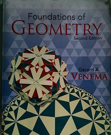 foundations of geometry 2nd edition gerard venema 0136020585, 978-0136020585