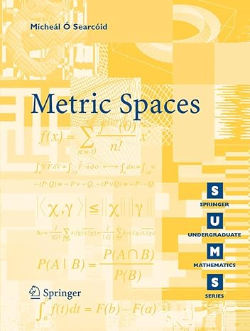 metric spaces 2007th edition micheal o'searcoid 1846283698, 978-1846283697