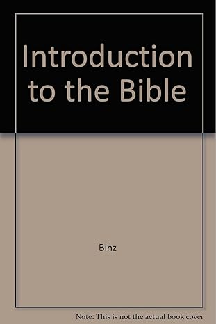 introduction to the bible 1st edition binz ,stephen j 1921032367, 978-1921032363