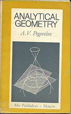 analytical geometry 1st edition a v pogorelov ,leonid levant 0828517142, 978-0828517140