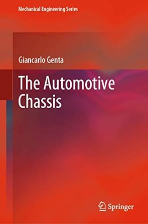 the automotive chassis 1st edition giancarlo genta 3030383180, 978-3030383183