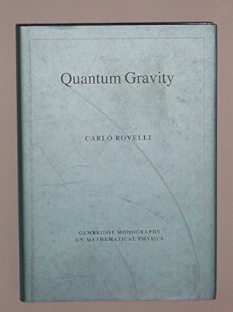 quantum gravity 1st edition carlo rovelli 0521837332, 978-0521837330