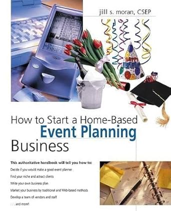 how to start a home based event planning business 1st edition jill s. moran 0762724862, 978-0762724864