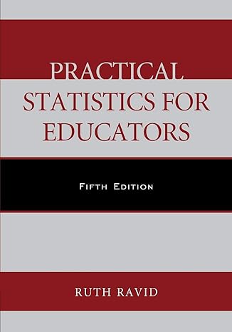 practical statistics for educators fif edition ruth ravid 1442242868, 978-1442242869