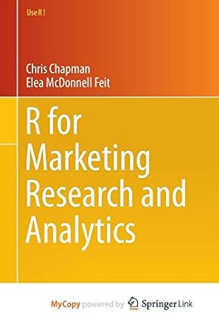 r for marketing research and analytics 1st edition chris chapman ,elea mcdonnell feit 3319144375,