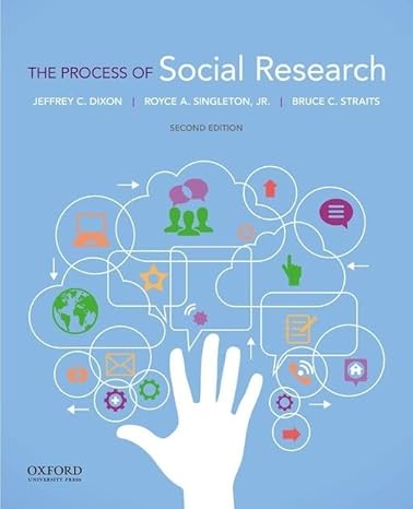 the process of social research 2nd edition jeffrey c dixon ,royce a singleton jr ,bruce c straits 0190876654,