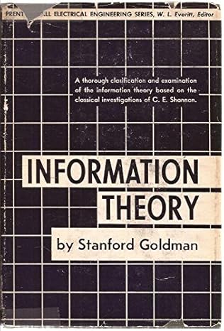 information theory 1st edition stanford goldman b000inymcq