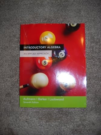 introductory algebra an applied approach 7th edition richard n aufmann ,vernon c barker ,joanne lockwood