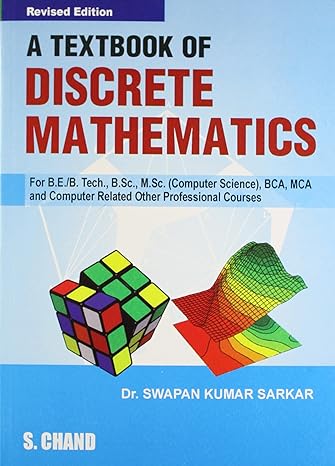 a textbook of discrete mathematics 1st edition swapan kumar sarkar 8121922321, 978-8121922326