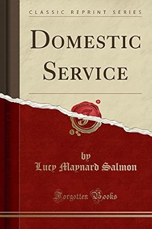 domestic service 1st edition lucy maynard salmon 1330395786, 978-1330395783