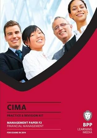 cima financial management practice and revision kit 1st edition bpp learning media 1445371669, 978-1445371665