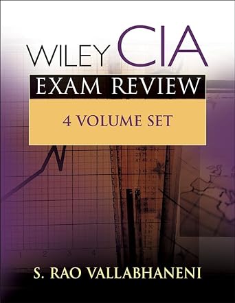 wiley cia exam review 3rd edition s. rao vallabhaneni 0471718831, 978-0471718833