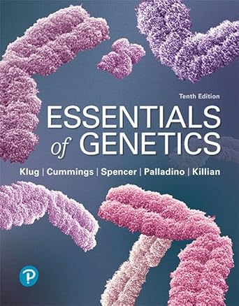 essentials of genetics 10th edition william klug ,michael cummings ,charlotte spencer ,michael palladino