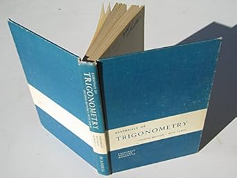 essentials of trigonometry 1st edition whitman and moskovitz rosenbach b001mt2jqg