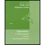 trigonometry a graphing approach study guide edition ron larson 0618394605, 978-0618394609