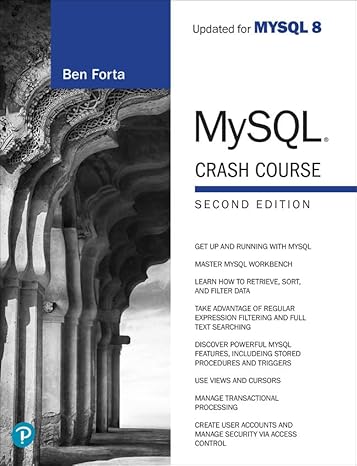 mysql crash course 2nd edition ben forta 0138223025, 978-0138223021