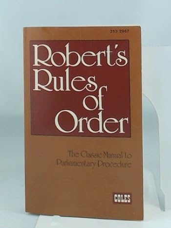 roberts rules of order 1st edition henry m robert b00hcmtj9w