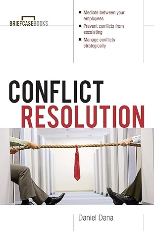 conflict resolution 1st edition daniel dana 0071364315, 978-0071364317