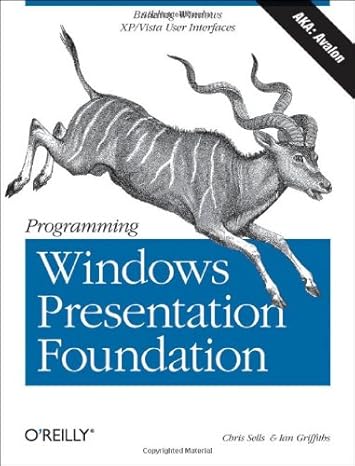 programming windows presentation foundation 1st edition chris sells ,ian griffiths b005ol9dnk