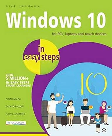 windows 10 in easy steps 1st edition nick vandome 1840786434, 978-1840786439