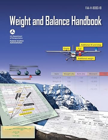 aircraft weight and balance handbook 1st edition u s department of transportation ,federal aviation