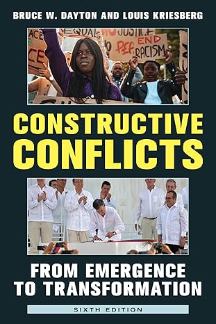 constructive conflicts 6th edition bruce w dayton director of the contact peacebuilding program and associate