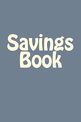 savings book large print edition martha millard 1539095665, 978-1539095668