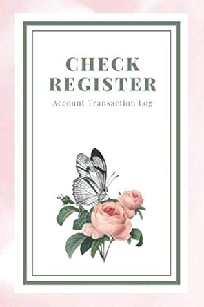 check register account transaction log 1st edition sarah anne journals & planners 979-8663164610