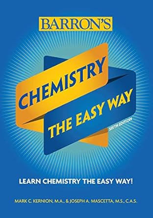 chemistry the easy way 6th edition joseph a. mascetta m.s. ,mark kernion m.a. 1438012101, 978-1438012100