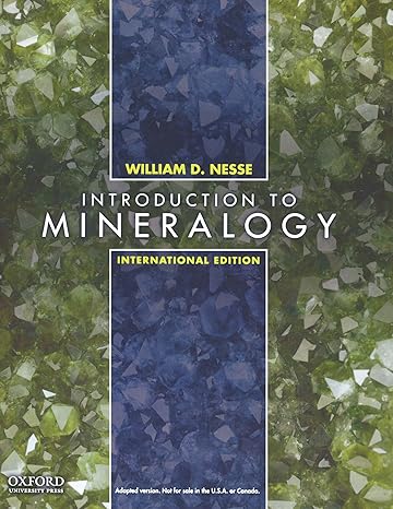 introduction to mineralogy revised edition professor emeritus of geology at the department of earth sciences