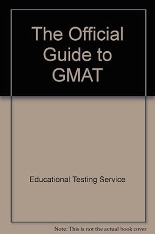 the official guide to gmat 1st edition educational testing service 0943846048, 978-0943846040