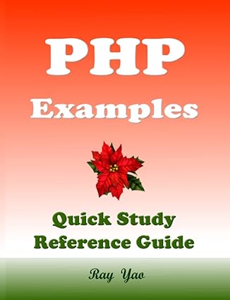 php examples 1st edition ray yao 979-8456714459