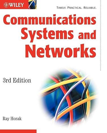 communications systems and networks 3rd edition ray horak 0764548999, 978-0764548994