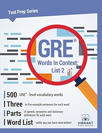 gre words in context list 2 3rd edition vibrant publishers 1946383430, 978-1946383433