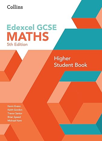 gcse maths edexcel higher student book 5th edition kevin evans 0008647305, 978-0008647308