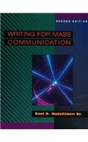 writing for mass communication subsequent edition sr. hutchison, earl r. 0801312353, 978-0801312359