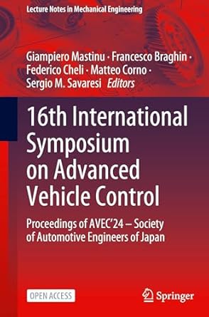 16th international symposium on advanced vehicle control proceedings of avec24 society of automotive