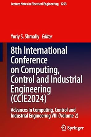 8th international conference on computing control and industrial engineering advances in computing control