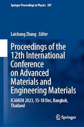 proceedings of the 12th international conference on advanced materials and engineering materials icamem 2023